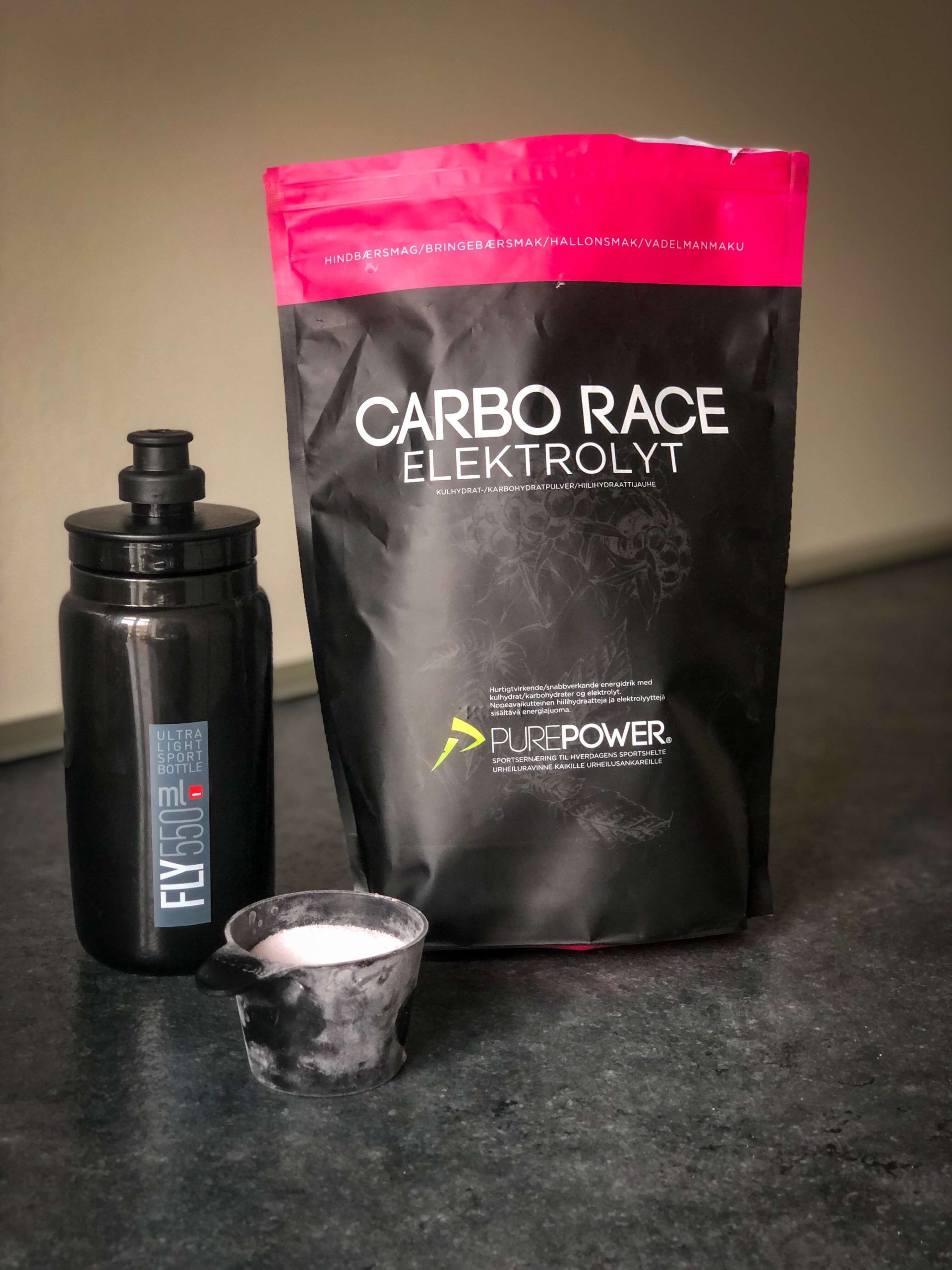 Elektrolytter bedst i test, Energipulver, elektrolyt, purepower