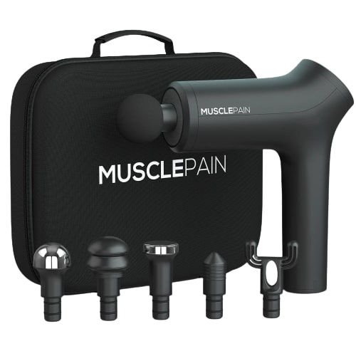 Bedste massagepistol, MusclePain massagepistol, massagepistol test, musclepain pro massagepistol