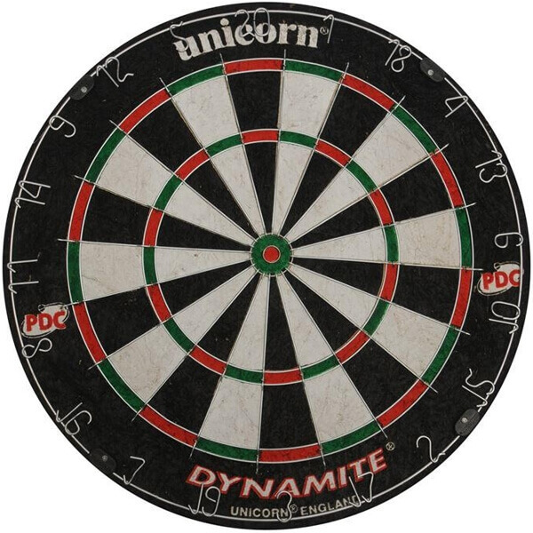 Unicorn Dynamite Dartskive, begynder dartskive, bedste dartskive til begynder, billig dartskive, billigste dartskive, bedste dartskive til prisen, unicorn dartskive, Bedste dartskive, dartskive test, guide til valg af dartskive, turneringsgodkendt dartskive