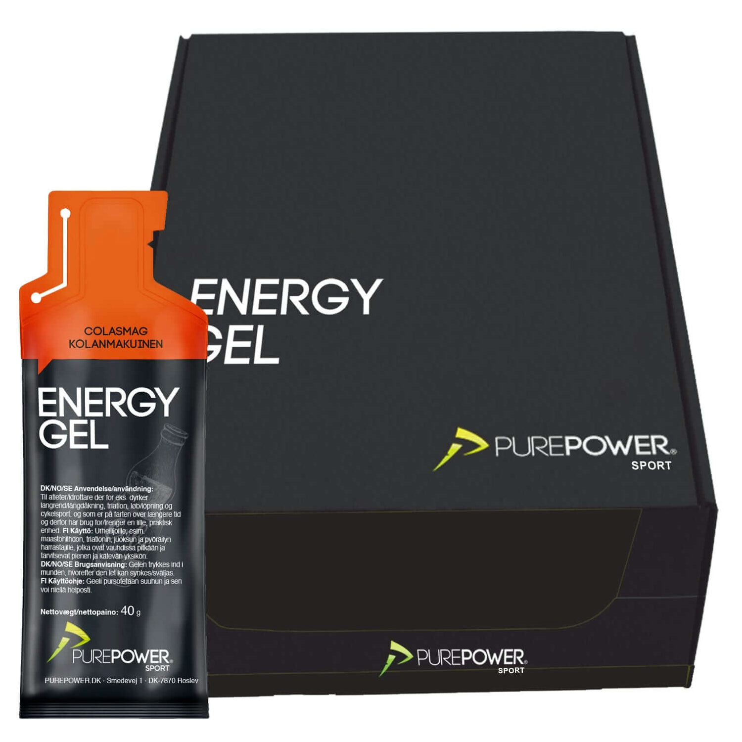 energi gel test, lille energi gel, små energi geler, 2023, ENERGY GEL COLA 24X40 G, Purepower energi gel, energi gels, bedste energi gel, energigel, energi geler, energi gels, energy gels, gel til løb, gel til cykling, gel til triathlon, nutrition triatlon, energiprodukter, sports gel, energi gel tilbud, high5 energi gel, Powerbar energiprodukter, Purepower energiprodukter