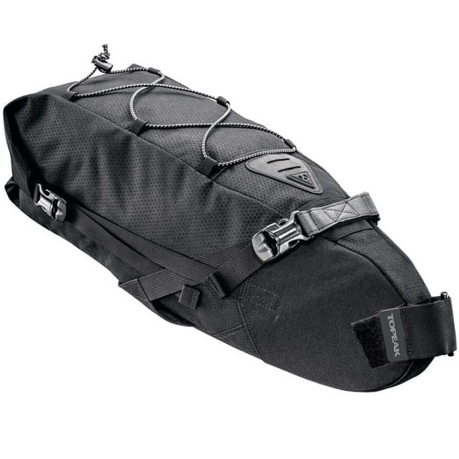 Topeak Backloader Taske, Bikepacking Sadeltaske - 10 Liter, bedste sadeltaske til bikepacking, bedste bikepacking taske til prisen, billig bikepacking taske, billig sadeltaske, bedste bikepacking taske, bikepacking taske test, cykeltaske test, 2023, 2024 cykeltaske til bikepacking, oppakning bikepacking, bikepacking udstyr, grej, opbevaring, cykelferie, vandtæt cykeltaske, bikepacking taske vandtæt, sort cykeltaske, taske til racercykel, taske til gravel cykel, bike, mountainbike taske, bedste bikepacking udstyr, bedst i test, stabil cykeltaske, bikepacking taske carbon, vandtæt membran, kompakt bikepacking taske, letvægt bikepacking taske, vejer under 500 gram, kapacitet, 5 liter, 6 liter, 15 liter, sadeltaske til sadelpind